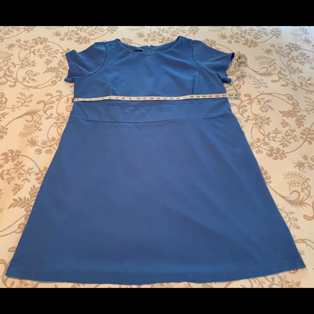 Talbots dress, periwinkle, 20WP, women’s petite